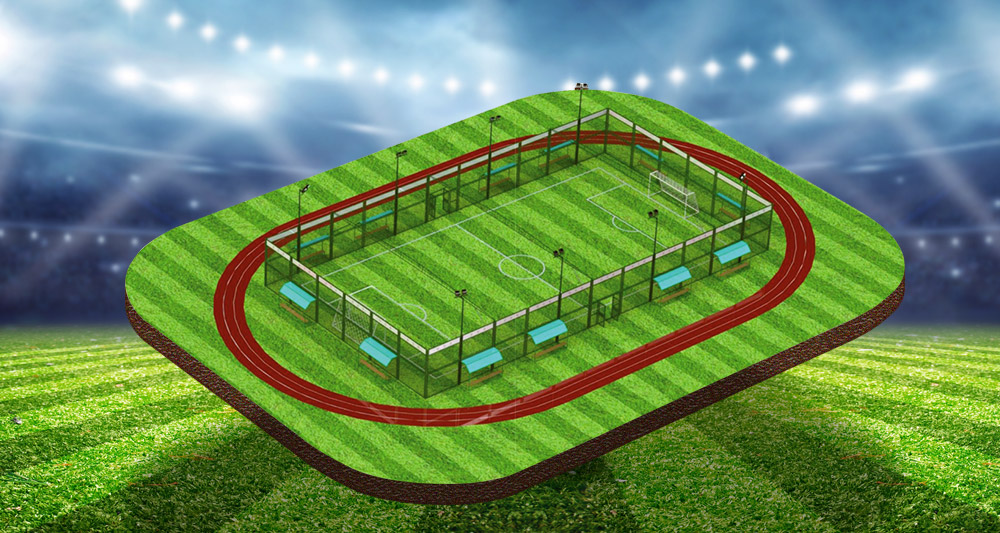 籠式足球場(chǎng)地(dì)定制(zhì)案例